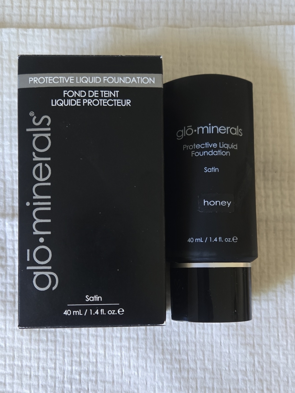 Gl9 Skin Beauty (Glo Minwrals) Protective Liquid Foundation - Honey (Satin)